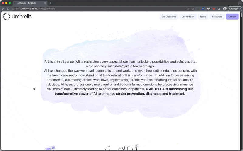 Menú lateral de navegación fija con anclas y scroll 1